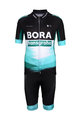BONAVELO Kurzarm Radtrikot und Shorts - BORA 2020 KIDS - Weiß/Schwarz/Grün