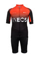 BONAVELO Kurzarm Radtrikot und Shorts - INEOS 2020 KIDS - Rot/Schwarz