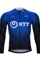 BONAVELO Langarm Fahrradtrikot für den Sommer - NTT 2020 SUMMER - Schwarz/Blau