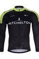 BONAVELO Langarm Fahrradtrikot für den Sommer - SCOTT 2020 SUMMER - Grün/Schwarz