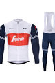 BONAVELO Radtrikot und Hose für den Winter - TREK 2020 WINTER - Blau/Weiß/Rot