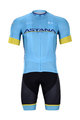 BONAVELO Kurzarm Radtrikot und Shorts - ASTANA 2020 - Blau