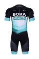 BONAVELO Kurzarm Radtrikot und Shorts - BORA 2020 - Schwarz/Grün/Weiß