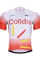BONAVELO Kurzarm Fahrradtrikot - COFIDIS 2020 - Weiß/Rot