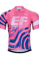 BONAVELO Kurzarm Fahrradtrikot - EDUCATION FIRST 2020 - Blau/Rosa