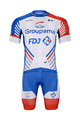 BONAVELO Kurzarm Radtrikot und Shorts - GROUPAMA FDJ 2020 - Weiß/Rot/Blau