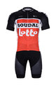 BONAVELO Kurzarm Radtrikot und Shorts - LOTTO SOUDAL 2020 - Weiß/Rot/Schwarz