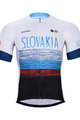 BONAVELO Kurzarm Fahrradtrikot - SLOVAKIA - Rot/Weiß/Schwarz/Blau