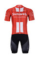 BONAVELO Kurzarm Radtrikot und Shorts - SUNWEB 2020 - Schwarz/Rot