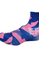 Fahrrad-Überschuhe - EDUCATION FIRST 2020 - Rosa/Blau