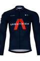 BONAVELO Langarm Fahrradtrikot für den Winter - INEOS 2021 WINTER - Schwarz/Blau