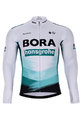 BONAVELO Langarm Fahrradtrikot für den Winter - BORA 2021 WINTER - Grün/Schwarz/Weiß