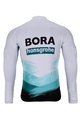 BONAVELO Langarm Fahrradtrikot für den Winter - BORA 2021 WINTER - Grün/Schwarz/Weiß