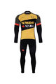 BONAVELO Radtrikot und Hose für den Winter - JUMBO-VISMA 2021 WNT - Gelb/Schwarz