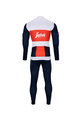 BONAVELO Radtrikot und Hose für den Winter - TREK 2021 WINTER - Rot/Blau/Weiß