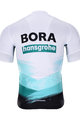 BONAVELO Kurzarm Radtrikot und Shorts - BORA 2021 - Weiß/Grün/Schwarz