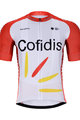 BONAVELO Kurzarm Fahrradtrikot - COFIDIS 2021 - Weiß/Rot