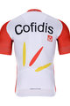 BONAVELO Kurzarm Radtrikot und Shorts - COFIDIS 2021 - Schwarz/Weiß/Rot