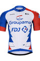 BONAVELO Kurzarm Radtrikot und Shorts - GROUPAMA FDJ 2021 - Weiß/Blau/Rot
