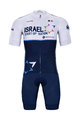 BONAVELO Kurzarm Radtrikot und Shorts - ISRAEL 2021 - Schwarz/Blau/Weiß