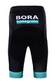 BONAVELO Kurzarm Radtrikot und Shorts - BORA 2022 KIDS - Grün/Weiß/Schwarz