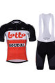 BONAVELO Kurzarm Radtrikot und Shorts - LOTTO SOUDAL 2022 - Rot/Weiß/Schwarz