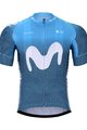 BONAVELO Kurzarm Radtrikot und Shorts - MOVISTAR 2021 - Weiß/Blau