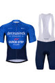 BONAVELO Kurzarm Radtrikot und Shorts - QUICKSTEP 2021 - Weiß/Blau