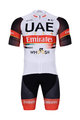 BONAVELO Kurzarm Radtrikot und Shorts - UAE 2021 - Weiß/Schwarz