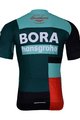 BONAVELO Kurzarm Radtrikot und Shorts - BORA 2022 - Rot/Schwarz/Grün