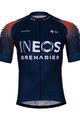 BONAVELO Kurzarm Fahrradtrikot - INEOS GRENADIERS '22 - Blau/Rot