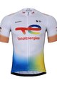 BONAVELO Kurzarm Fahrradtrikot - TOTAL ENERGIES 2023 - Gelb/Blau/Rot/Weiß