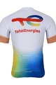 BONAVELO Kurzarm Fahrradtrikot - TOTAL ENERGIES 2025 - Weiß/Gelb/Rot/Blau