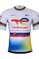 BONAVELO Kurzarm Radtrikot und Shorts - TOTAL ENERGIES 2023 - Gelb/Schwarz/Weiß/Blau