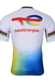BONAVELO Kurzarm Radtrikot und Shorts - TOTAL ENERGIES 2024 - Schwarz/Gelb/Weiß/Blau
