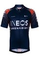 BONAVELO Kurzarm Radtrikot und Shorts - INEOS 2022 KIDS - Blau/Rot