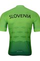 BONAVELO Kurzarm Radtrikot und Shorts - SLOVENIA 2022 - Blau/Grün