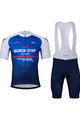 BONAVELO Kurzarm Radtrikot und Shorts - QUICKSTEP 2022 - Blau/Weiß