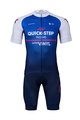 BONAVELO Kurzarm Radtrikot und Shorts - QUICKSTEP 2022 - Blau/Weiß