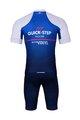 BONAVELO Kurzarm Radtrikot und Shorts - QUICKSTEP 2022 - Blau/Weiß