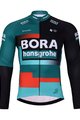 BONAVELO Langarm Fahrradtrikot für den Winter - BORA 2023 WINTER - Rot/Weiß/Schwarz/Grün