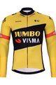 BONAVELO Langarm Fahrradtrikot für den Winter - JUMBO-VISMA 2025 WNT - Gelb/Schwarz