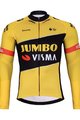 BONAVELO Langarm Fahrradtrikot für den Winter - JUMBO-VISMA 2023 WNT - Gelb/Schwarz