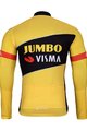 BONAVELO Langarm Fahrradtrikot für den Winter - JUMBO-VISMA 2023 WNT - Gelb/Schwarz