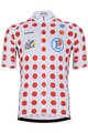 BONAVELO Kurzarm Fahrradtrikot - TOUR DE FRANCE 2024 - Rot/Weiß