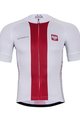 BONAVELO Kurzarm Fahrradtrikot - POLAND I. - Weiß/Rot