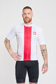 BONAVELO Kurzarm Fahrradtrikot - POLAND I. - Weiß/Rot