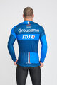 BONAVELO Langarm Fahrradtrikot für den Winter - FDJ 2025 WINTER - Blau/Schwarz