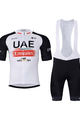 BONAVELO Kurzarm Radtrikot und Shorts - UAE 2023 - Schwarz/Weiß