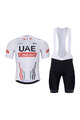 BONAVELO Kurzarm Radtrikot und Shorts - UAE 2024 - Schwarz/Weiß